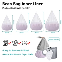 Inner Cover No Filler Bag Inner Liner Lazy Sofa Inner Liner Bean Bag Insert Replacement Cover Inner Liner for Bean Bag 2
