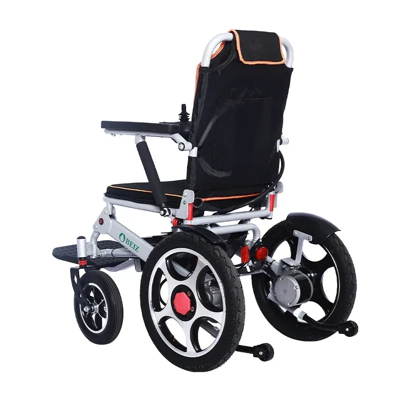 Electric Wheelchair Folding 12AH Lead-acid Battery 15-20KM Suitable for Disabled Elderly
