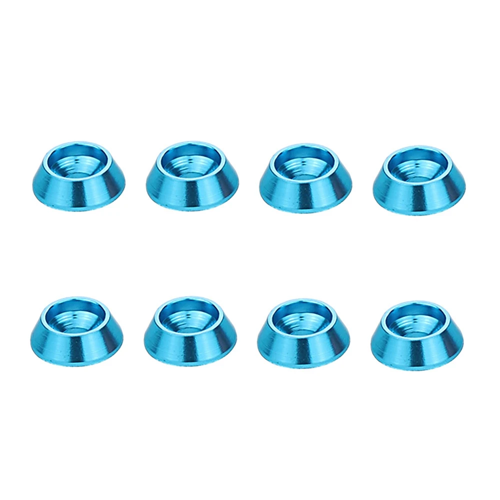 

8Pcs RC Car Metal Screw Gasket Kit Connecting Rod Screw Gasket Shim Washer for WPL C14 C24 C34 C44 MN D90 D91 D99S