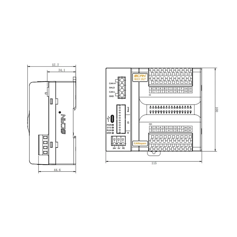Рисунок 5 - Удаленный модуль ввода-вывода Ethernet