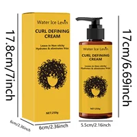 Crème coiffante pour cheveux bouclés - Contient l'huile d'argan marocaine, contrôle des frisottis longue durée, boucles élastiques et moelleuses, coiffage hydratant adapté aux vagues et aux cheveux bouclés 2