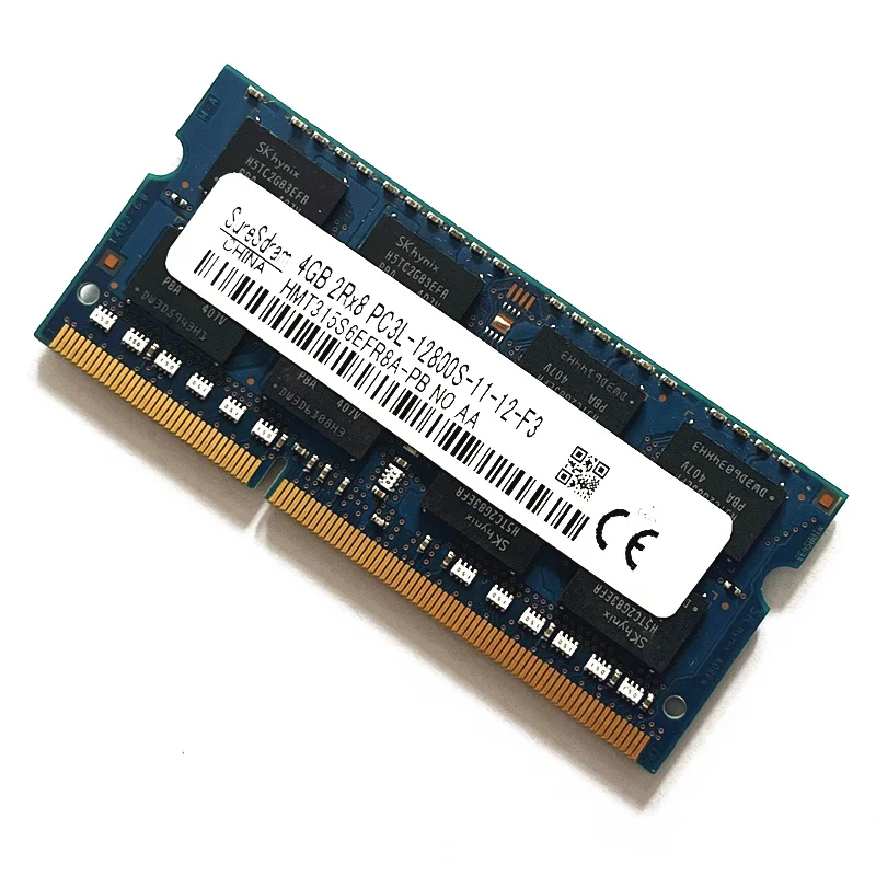 Barrette Mémoire RAM DDR3L 1600MHz 2GB Ou 4GB - Format SO-DIMM 204 Pins Pour PC Portable - Neuf (ouvert)