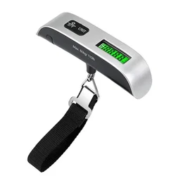 Portable Electronic Luggage Scale with LCD Display - 50kg/110lb Capacity (Woven tape)