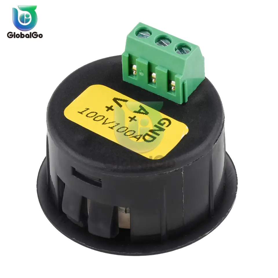 DC100V 1A 10A 50A 100A Digital Voltmeter Ammeter Circular Voltmeter Car Voltage Current Meter Volt Detector Tester Monitor Panel image 5