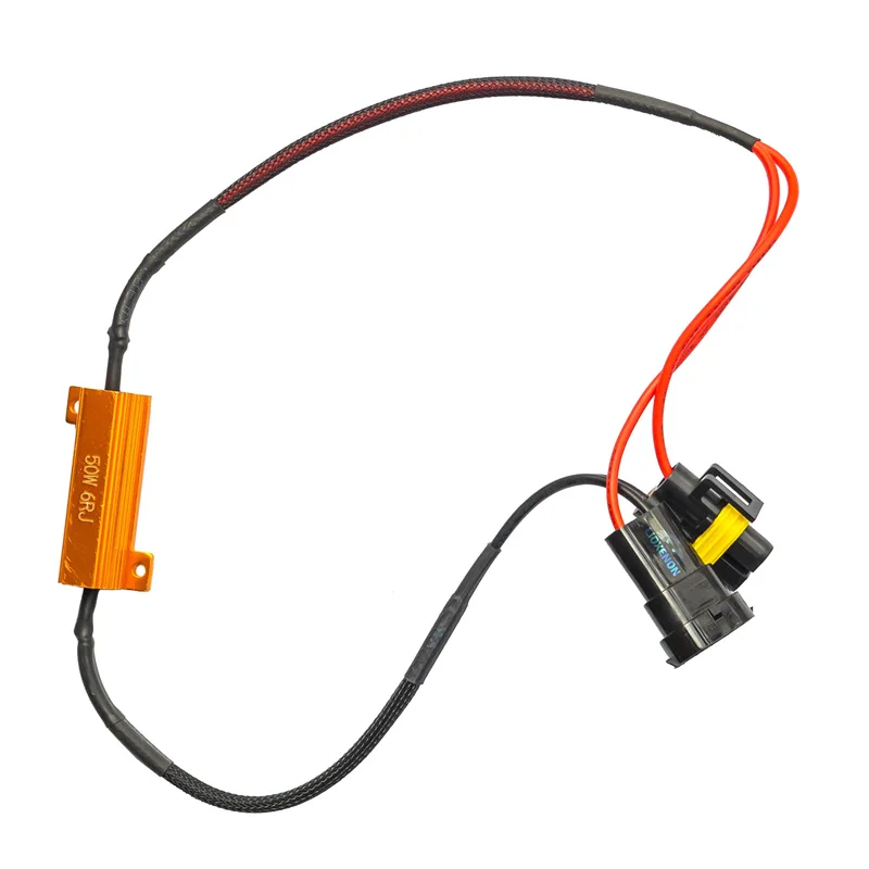 Ricailong Car Fog Lamp Decoder H8 Resistance Line 9006 H11 H7 Decoding Resistor