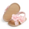 MISOWMNJOY Baby Girls Summer Sandals Beach Shoes Cute Princess Flower Flat Shoes Soft Sole Non-slip Infant First Walker Shoes 3