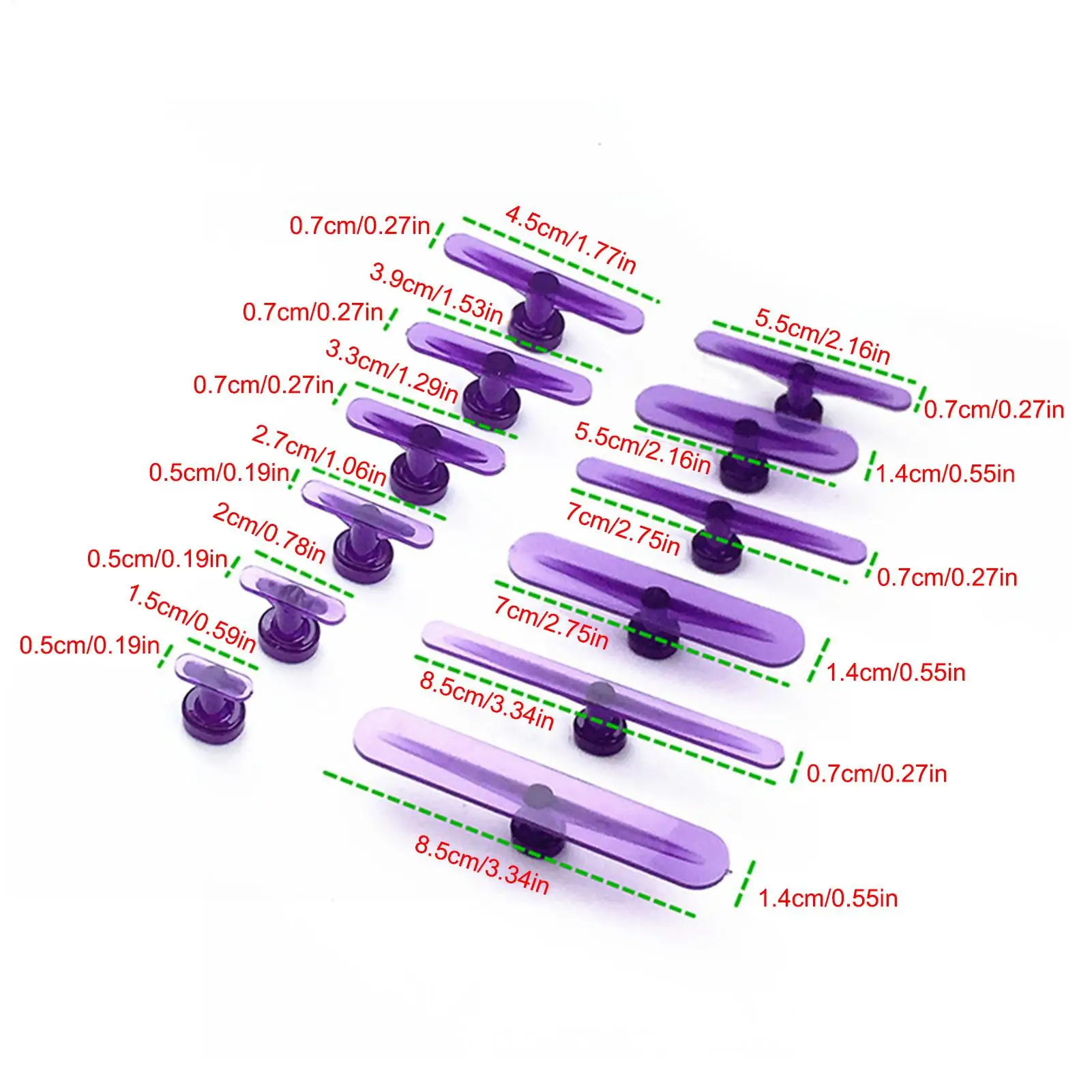 12pcs car dent repair tool Dent Puller Dent Removal Tools large pull sheet metal puller data recovery for dents