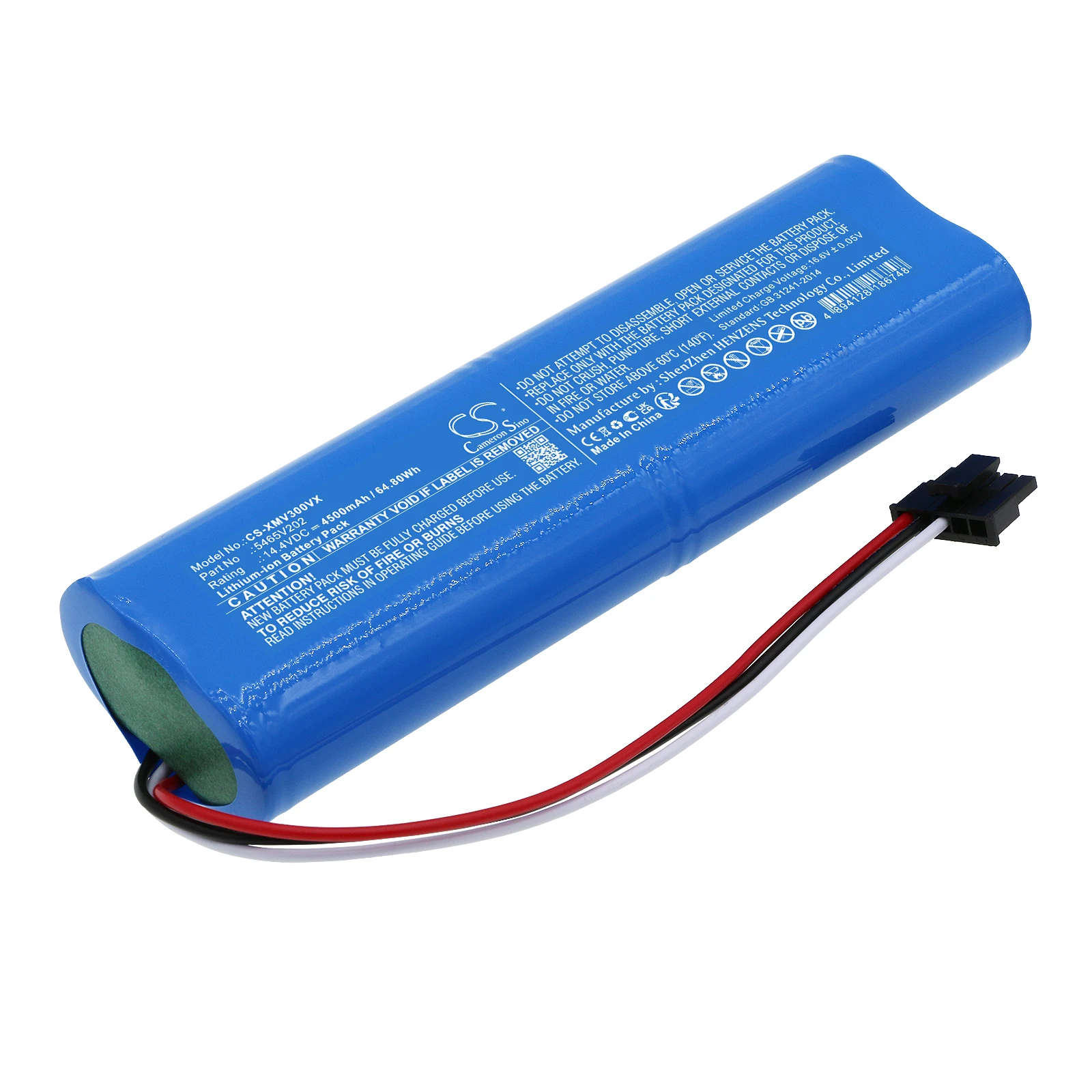 

Replacement Battery for Xiaomi Viomi V3 5465V202 14.4V/mA