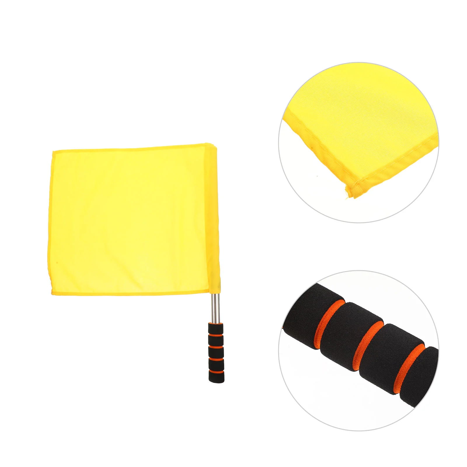 Referee Border Flag Hand Signal Flags Commanding Sports Equipment Sponge Match Waving Racing 2 pcs signal flag traffic flags sports game referee polyester cotton waving for racing