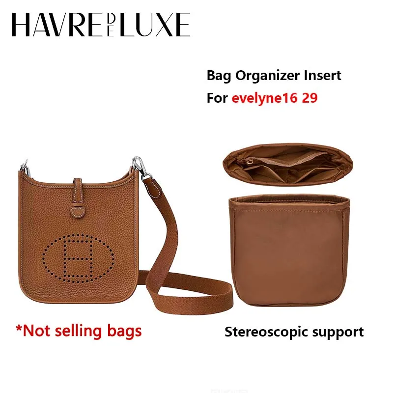 Inserto organizer per borsa per evelyne16 29 accessori per borse con tasca interna in nylon leggero