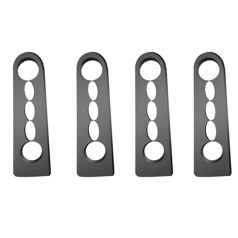 4x Car Door Lock Damper Car Door Lock Sound Deadener Damper Buffer For Nissan Qashqai X-Trail Tiida Juke Note Teana Rogue Pathfinder Seal Protector