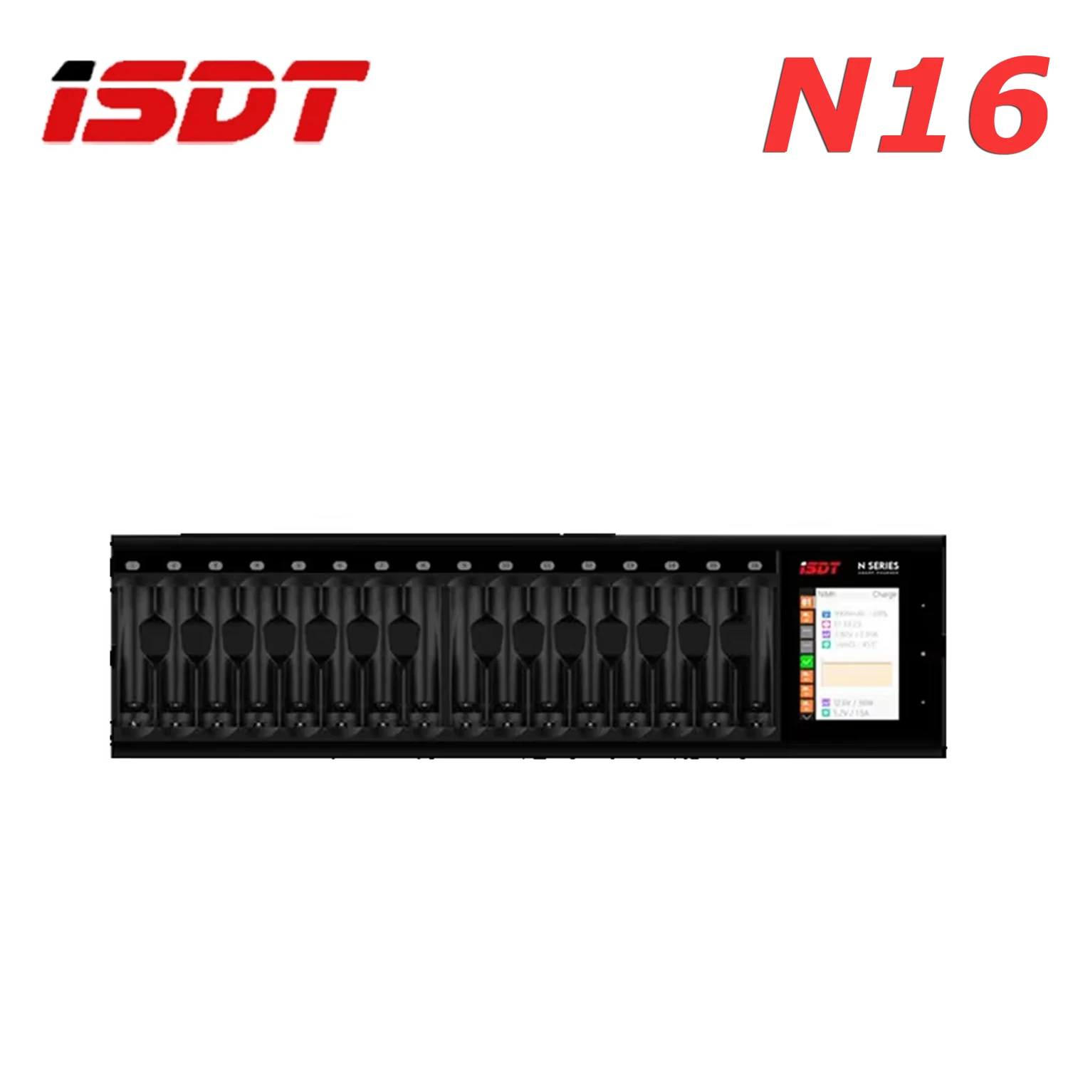ISDT N8 18 Вт/N16 36 Вт/N24 48 Вт 5-12 В AA AAA Зарядное устройство DC Smart Зарядное устройство для Li-lon LiHv Ni-MH Ni-Cd LiFePO4 аккумулятора thumbnail 6
