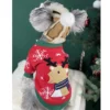 Autumn Winter Dog Clothes Christmas Sweater Pet Schnauzer Yorkshire Maltese Shiba Pomeranian 3