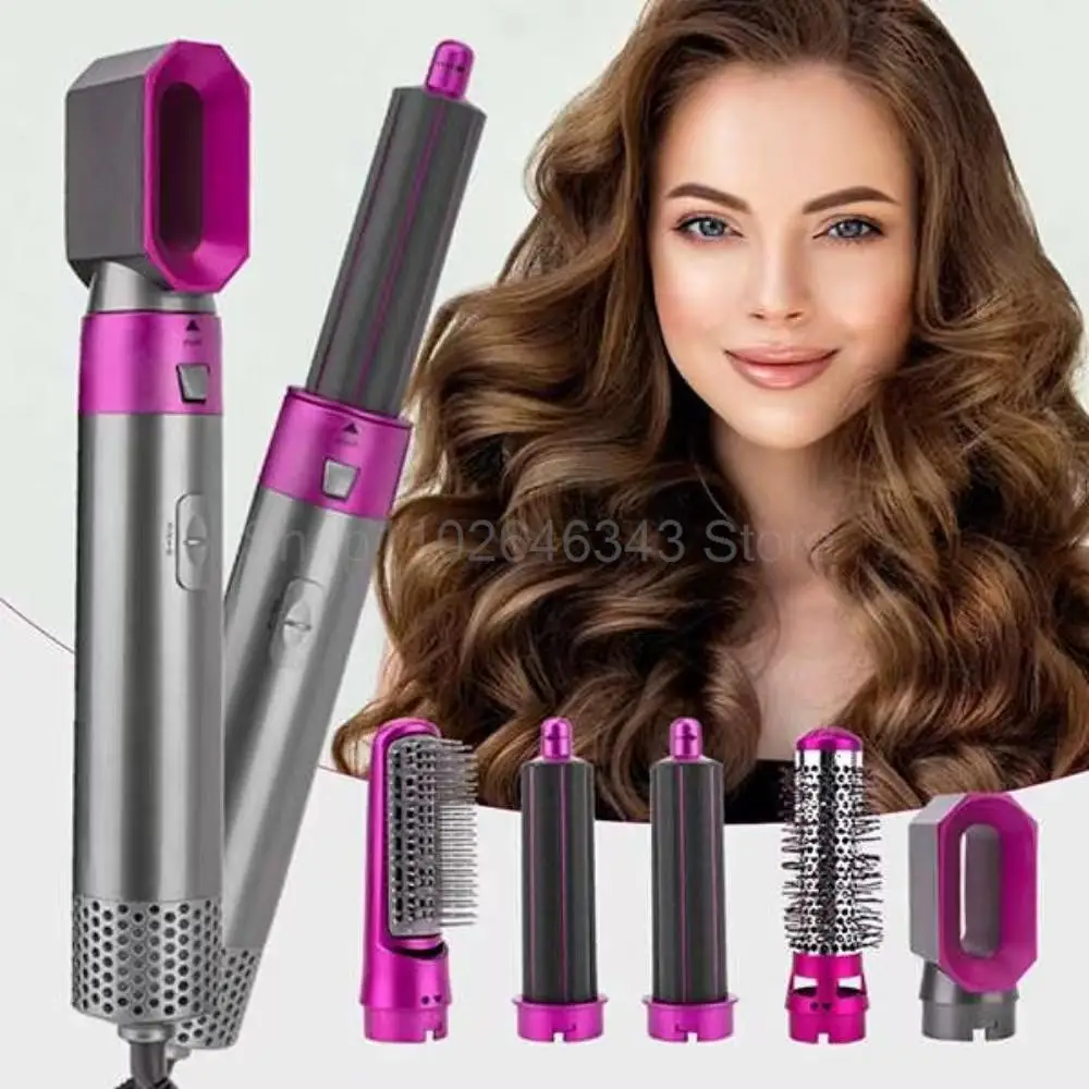 

5 in 1 Hair Dryer Air Hot Comb Set Wrap Professional Curling Iron Hair Straightener Styling Tool Hair Dryer For Dyson Airwrap