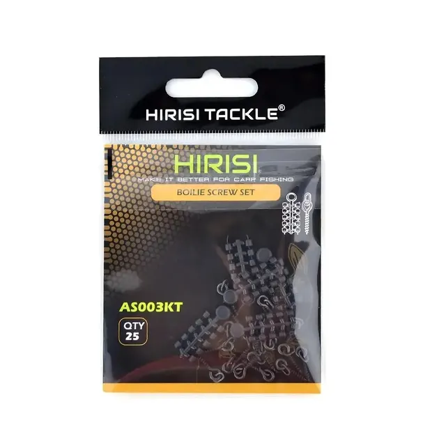 Hirisi 50pcs Rubber Beads for Carp Fish Hook Carp Fishing Accessories Fish Hook Stoper 20pcs Fishing Boilie Screw Chod Rigs 6
