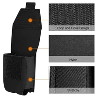Handcuffs Pouch Molle Shackles Case Universal Handcuffs Holster Quick Release Standard Chain Cuffs Holder for Tactical Vest 2