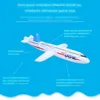 80cm Inflatable Airliner Toy Classic Toy 2 Colors Aircraft Planes Inflatable Airliner PVC Float Airplane Kid Birthday Gift 3