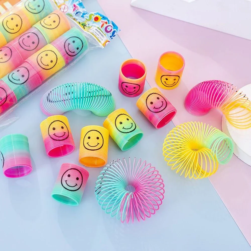 mini magic springs toys 12 Pcs Children Birthday Party Favors Giveaway Gifts Souvenir Kindergarten Guest Pinata Fillers