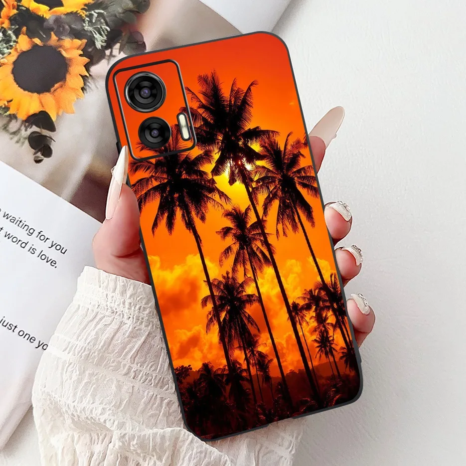 Cute Painted Shockproof Phone Case for Motorola Edge 30 Neo - Soft Protective Cover
