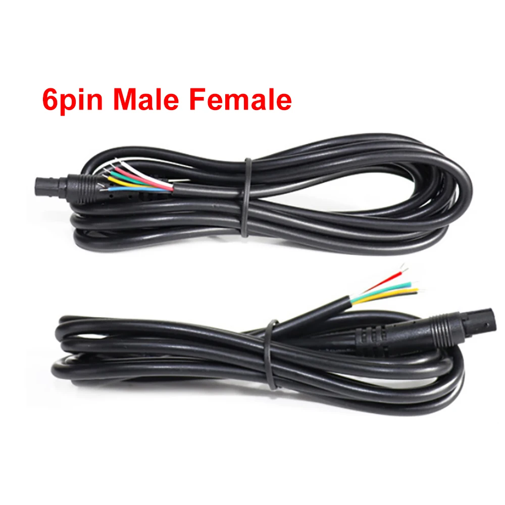 JCD 0,5m 1,2m 1,8m 4-Pin 5-Pin 6-Pin Stecker Buchse Auto DVR Kamera Verlängerungskabel DIY Kabel Stromkabel – Detail 5