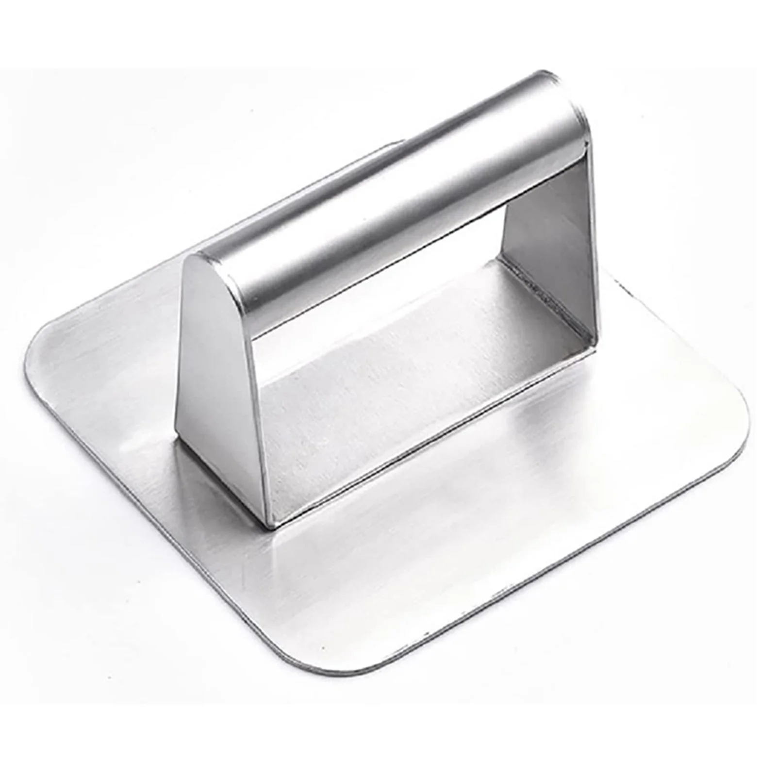 Manual Operation Meat Press Tool Grilling Bacon Round/Square Utensil for Travelling Camping BBQ