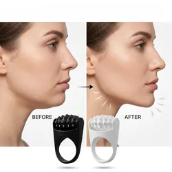 Revitalizing Facial & Neck Massage Roller - Compact Handheld Skin Relaxation Tool (Gold)