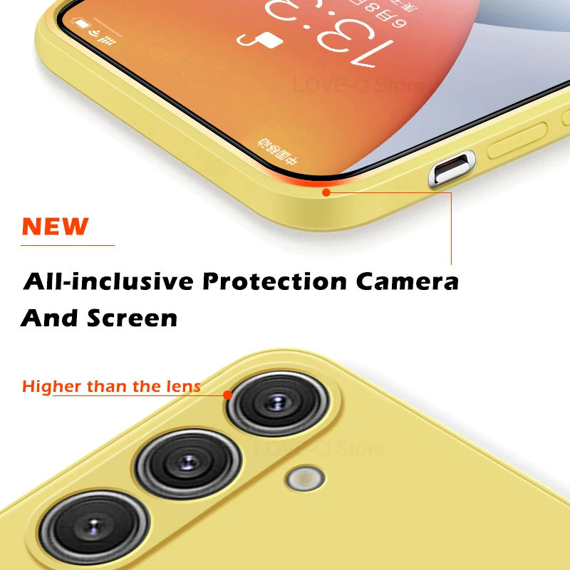 Liquid Silicone Soft Phone Case - Premium Protective Cover