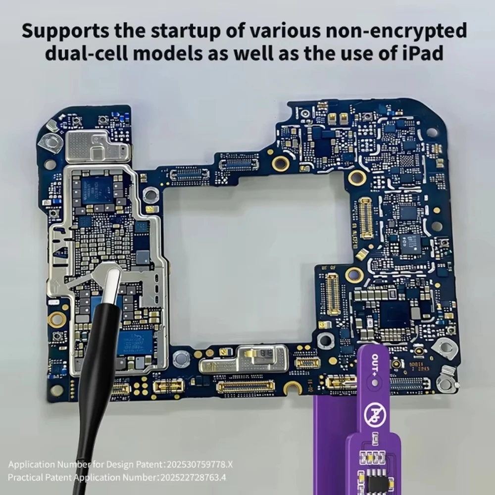 Lanrui M191 범용 전원 클립 배터리가 필요 없는 전원 공급 장치(IP 16-17 Pro Max/Pad/안드로이드 전원 케이블용) 마더보드 분해 필요 없음