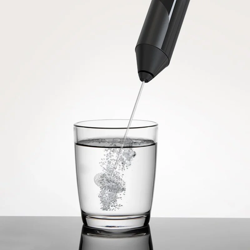 Electric Milk Frother 1PC Home Small Handheld Cordless Whisk Coffee Creamer Egg Milk Stirring Stick 5