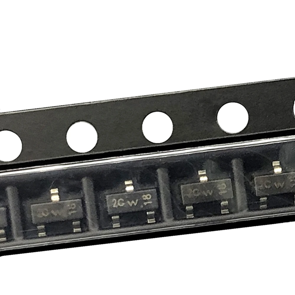 100 pcs BC849C SOT-23 SMD NPN Universal Transistor