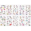 10PCS New Tattoos for Children Transfer Tattoos for Kids Mini Waterproof Tattoos Festival Glitters Face Unicorn Animals Stickers 6
