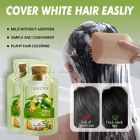 Pure Natural Herbal Hair Dye Shampoo Non-irritating Repair Gray White Fashion Hair Care Women Men 5 Minutes Change Hair Color