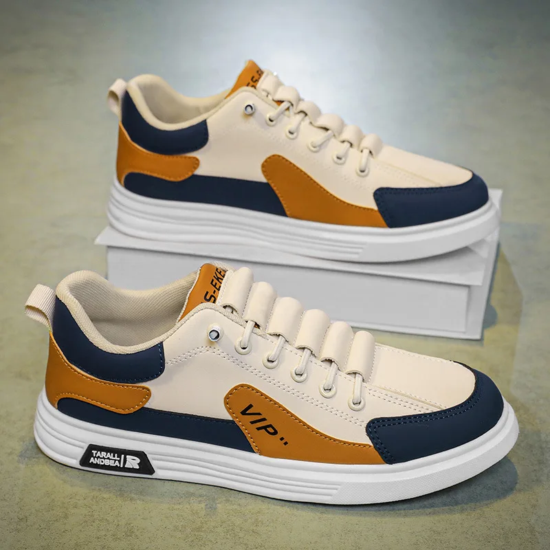 2025 Spring and Autumn New Men's Shoes Leather Low...