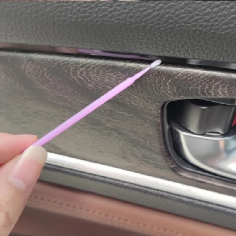 100pcs/set Car Touch Up Paint Micro Brush  Nano cotton swab cleaning stick Detailing Car Products Up Paint Micro Brush Tips 5