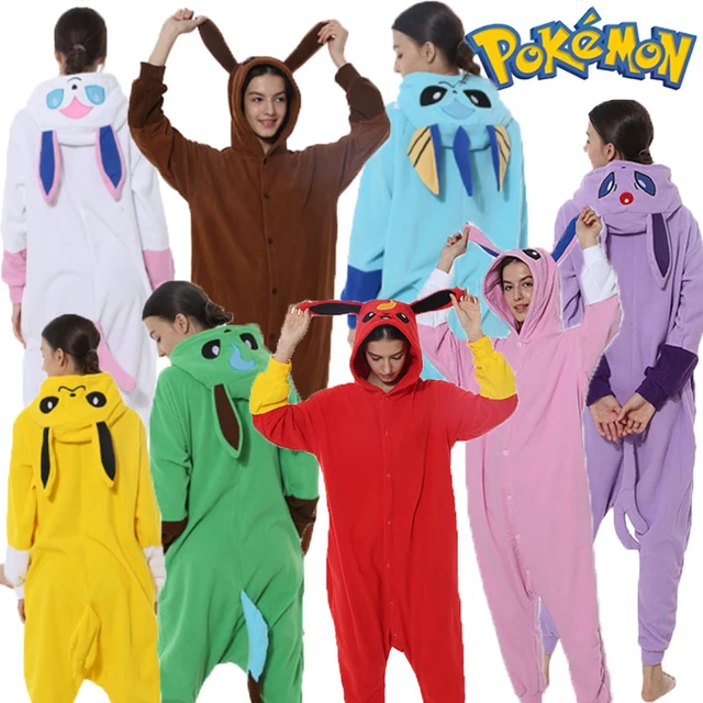 Cosplay para adultos Pijama Pokemon Pijama Franela para niños