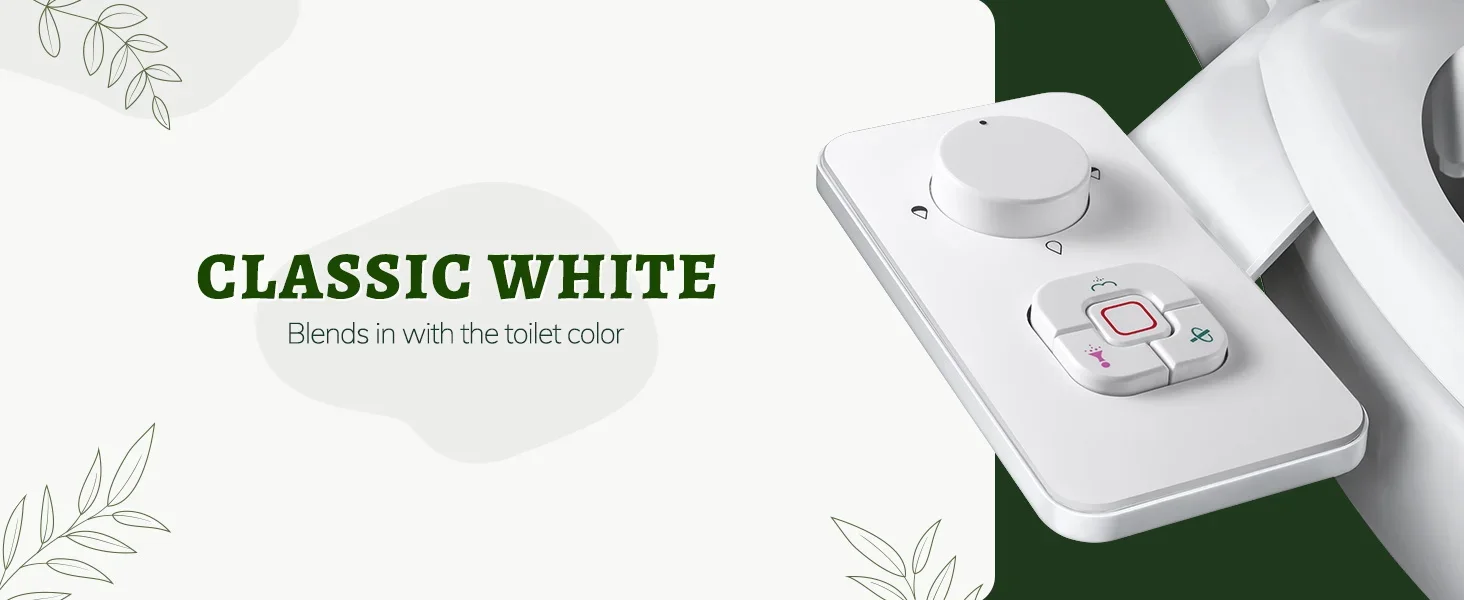 Description Picture 4 of itemBidet Toilet Seat Attachment Ultra-thin Non-electric Self-cleaning Dual Nozzles Frontal & Rear Wash Cold Water Personal Hygiene