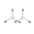 2pc 3 Clips White