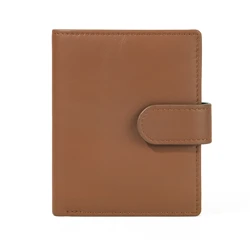 Unisex RFID - Blocking Genuine Leather Wallet & Card Holder (Brown)