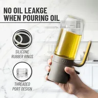 Pulvérisateur d'huile de 250ML, verre à haute teneur en Borosilicate sans BPA, pulvérisateur d'huile d'olive pour friteuse à Air, salade, barbecue, Gadget de cuisine 3
