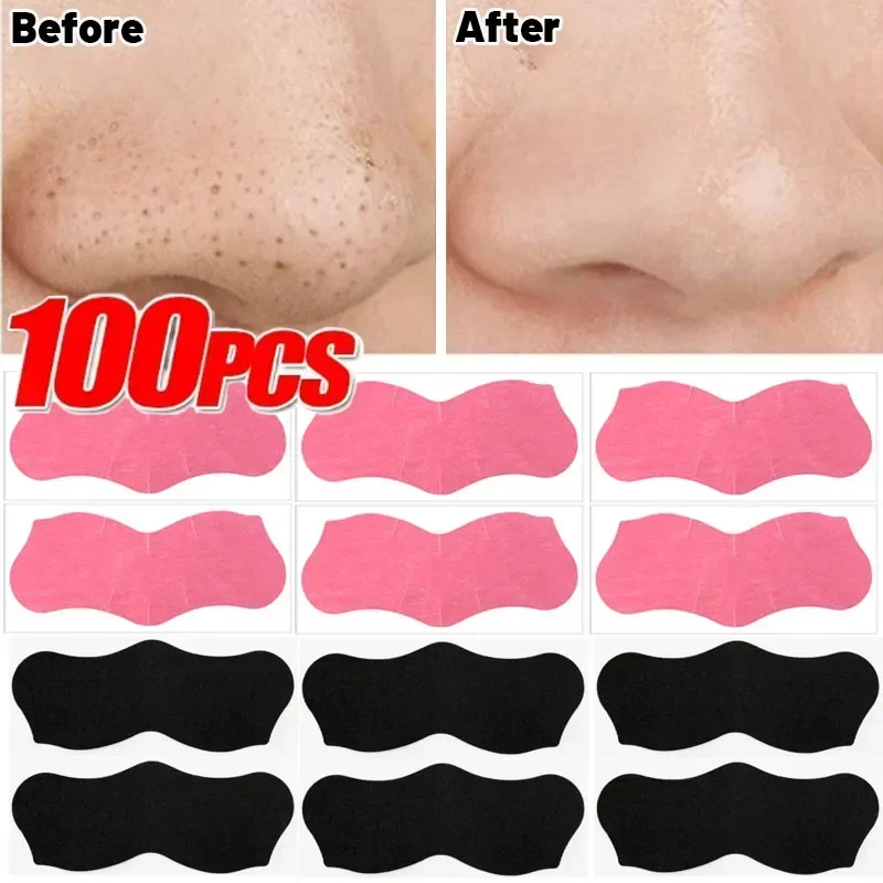 Peel Off Nose Blackhead Remover Strips Deep Cleansing Shrink Pore Acne Treatment Mask Nose Patches Face Skin Care Beauty Tools