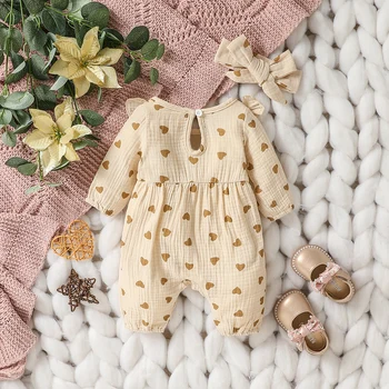 Baby Girl Bow Jumpsuit 2