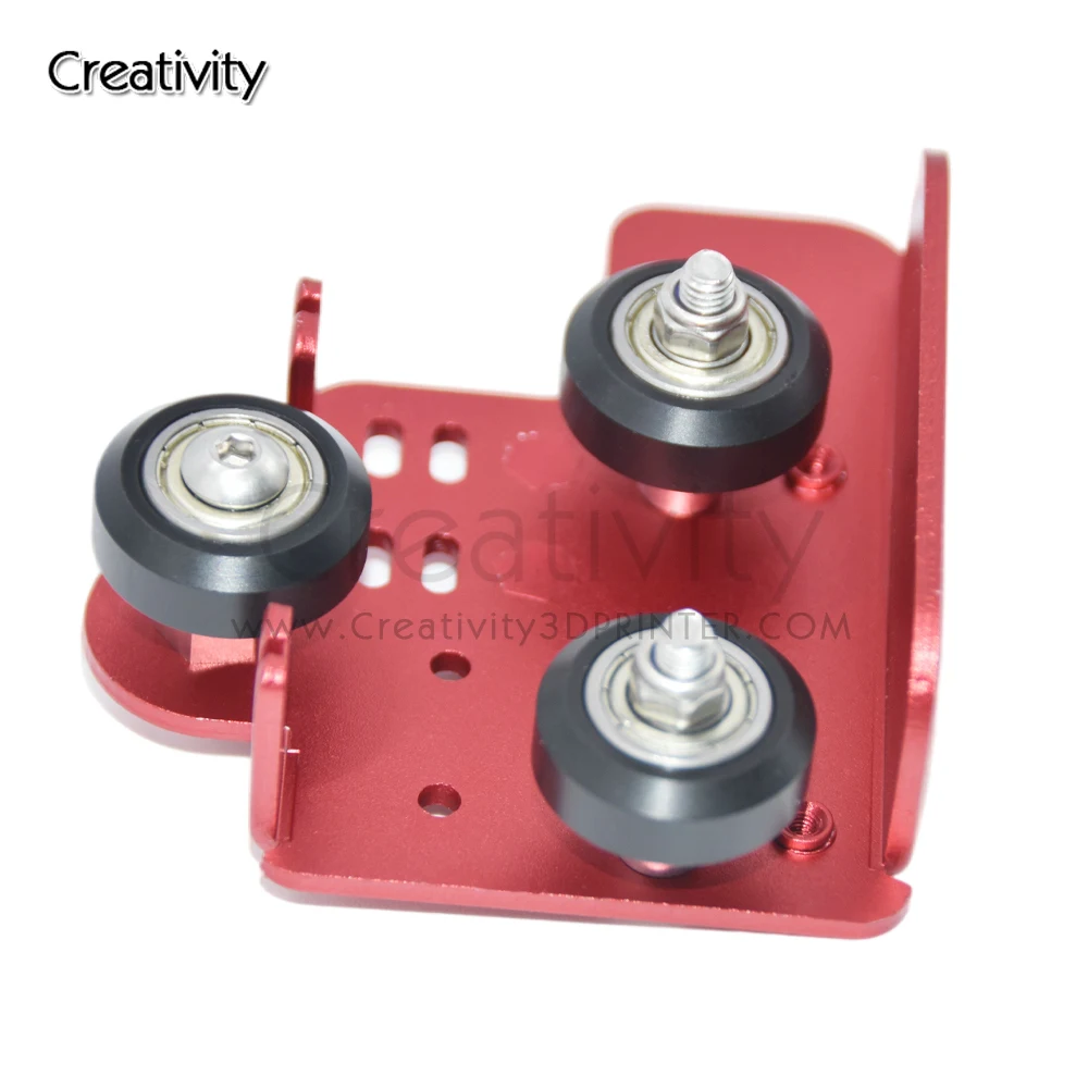 CR-10S PRO Extruder Back Support Plate With Pulley Hotend Extruder Back Plate Easy to Install For CR10 MAX CR 10S PRO 3D Printer