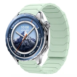 Magnetic Silicone Watch Strap - Versatile & Stylish Replacement Band for 22mm watch strap (Mint green)