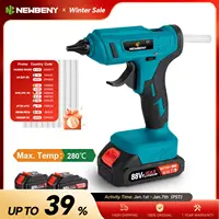 NEWBENY Cordless Electric Hot Melt Glue Gun 11mm Glue Stick Anti-scald Nozzle Rechargeable DIY Repair Tool For Makita 18VBattery 1