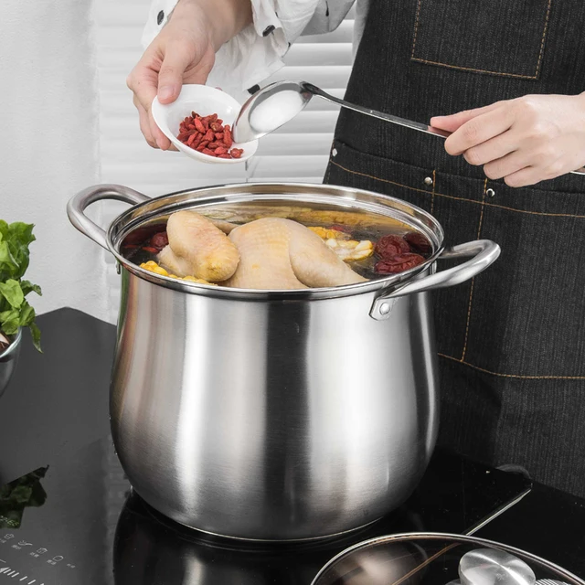 Large Stainless Steel Stock Pot 2