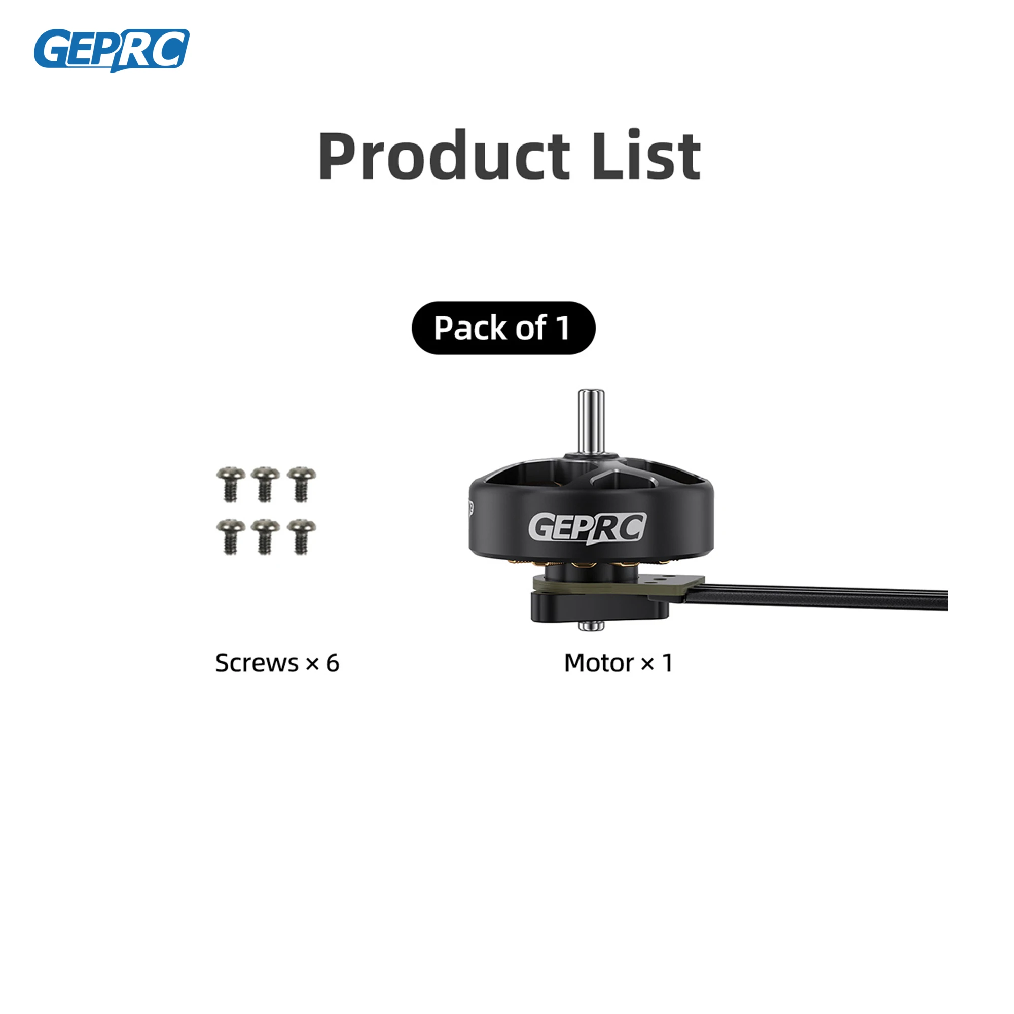 GEPRC SPEEDX2 1003 14800KV Moteur Drone FPV 1-2 pouces 3.2g