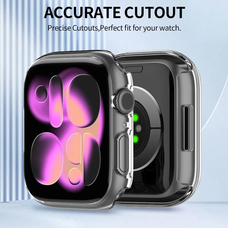 รูปสินค้า เคสกันกระแทก 3 ชิ้นสำหรับ Apple Watch หลายขนาด