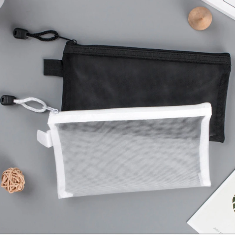 TransparentmeshfilebagCosmetictoybuildingblockstoragebag