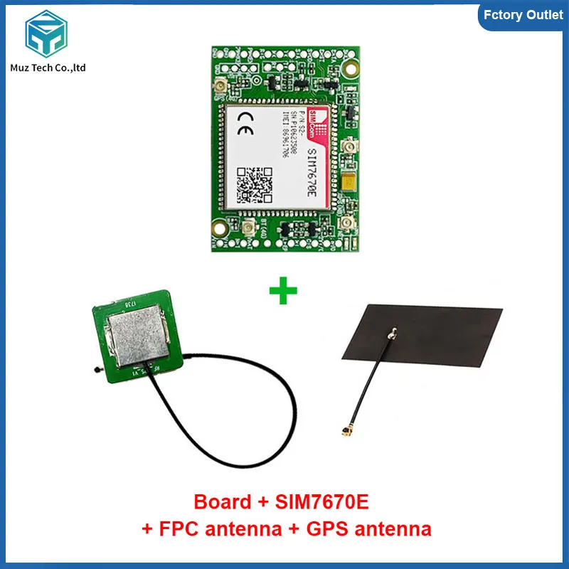 Placa de desarrollo SIM7670E SIM7670G, módulo 4G LTE CAT1, compatible ...