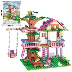 Whimsical Treehouse Princess Castle Building Set - Enchanting Gift (504pcs)